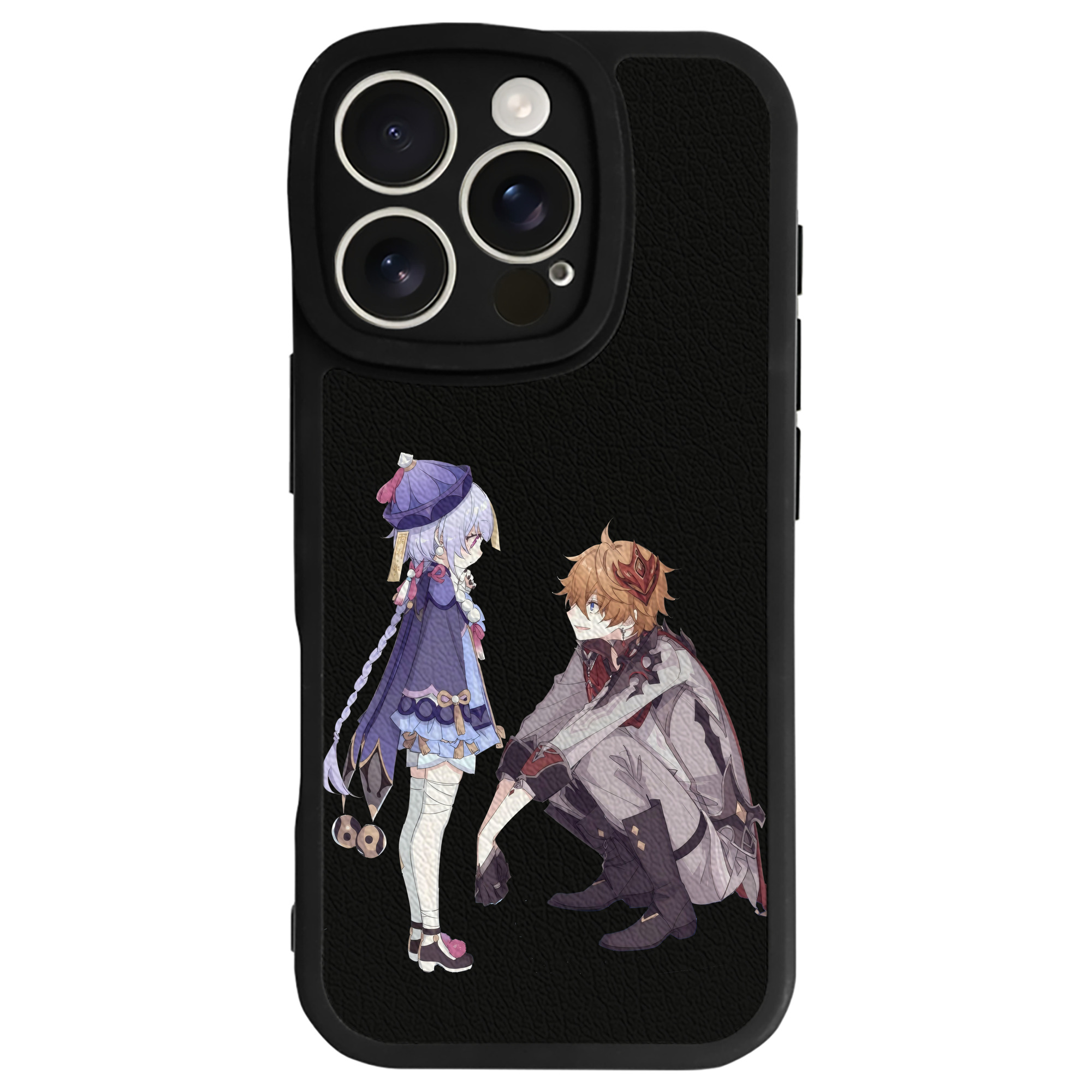 げんし神 七七 なな  genshin Nana 【iPhone 16シリーズ対応】シリコンスマホケース（レザー調） 材質：シリコン